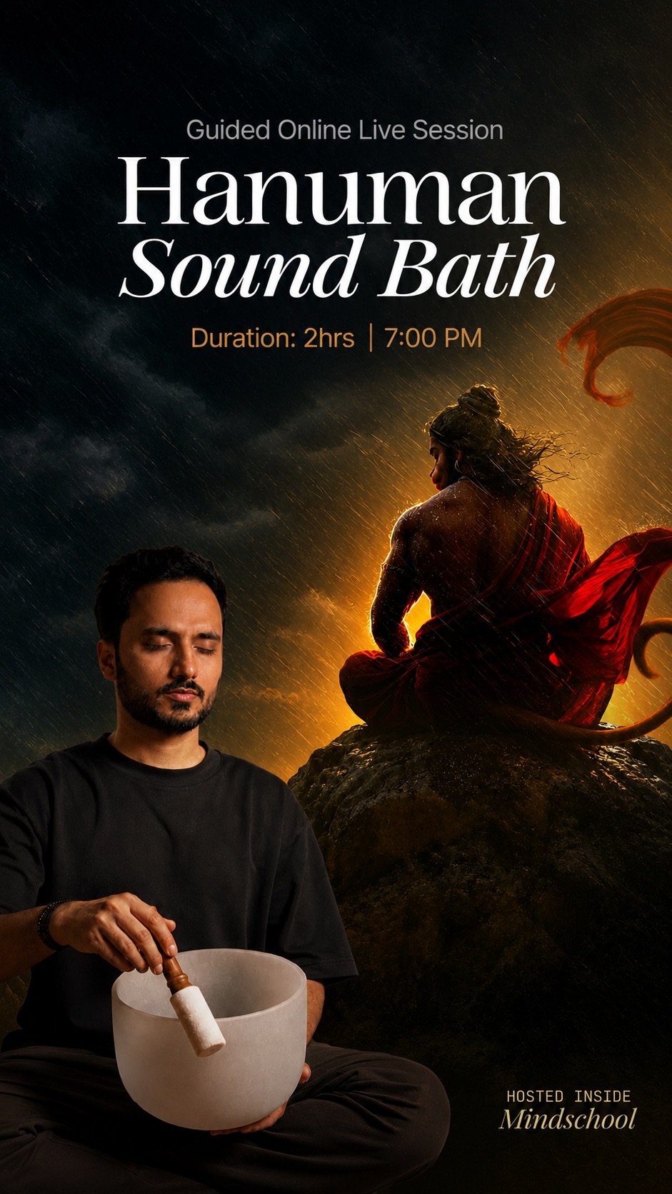 Hanuman Sound Bath — Guided Online Live Session