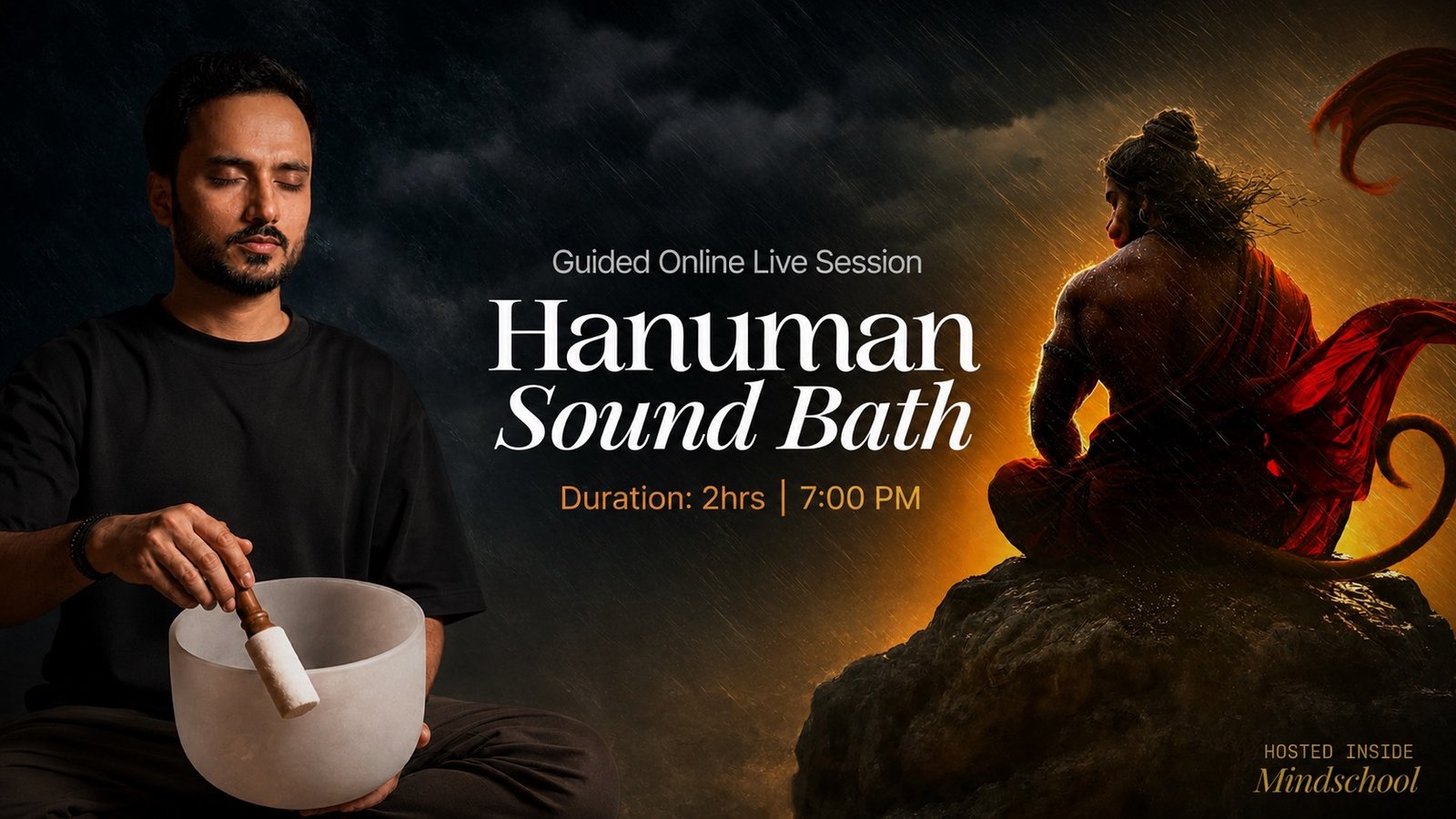 Hanuman Sound Bath — Guided Online Live Session